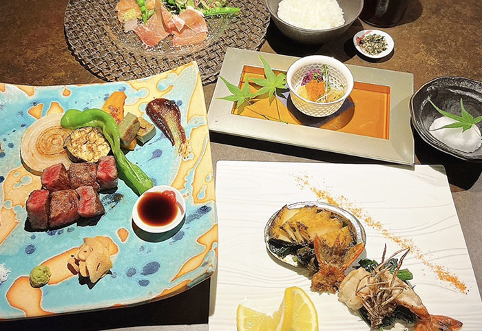 鉄板焼きコース　「楽　GAKU」